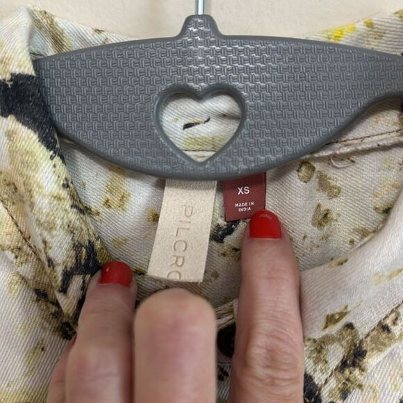 NWOT Pilcro ANTHROPOLOGIE Utility Blouse Button Down - Picture 5 of 8